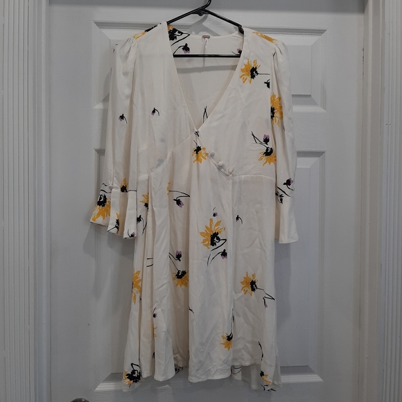 Free People Time on my Side Floral Wrap Dress - Picture 2 of 8